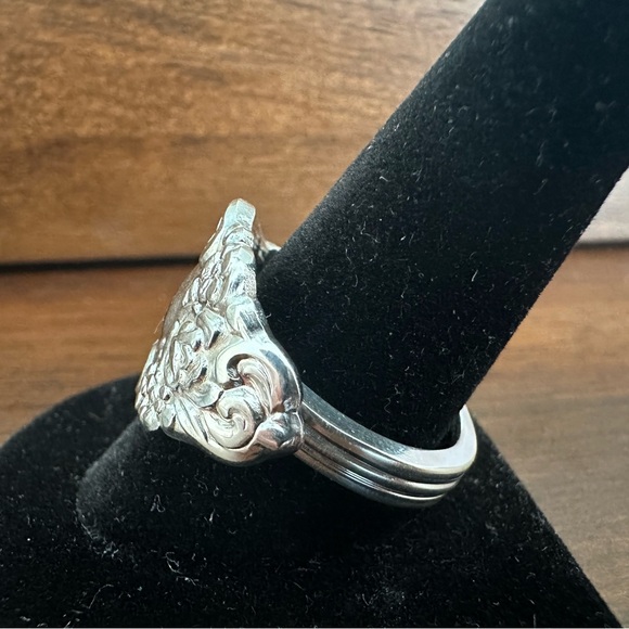 Silver Plated Spoon Ring - Picture 4 of 13
